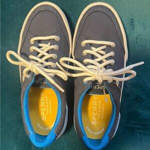 Sperry Boyd Navy Canvas Boat Shoes